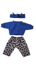 FELIX - pantalon + sweat et bandeau bleu