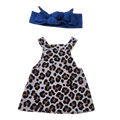 FELIX - robe salopette  + bandeau bleu