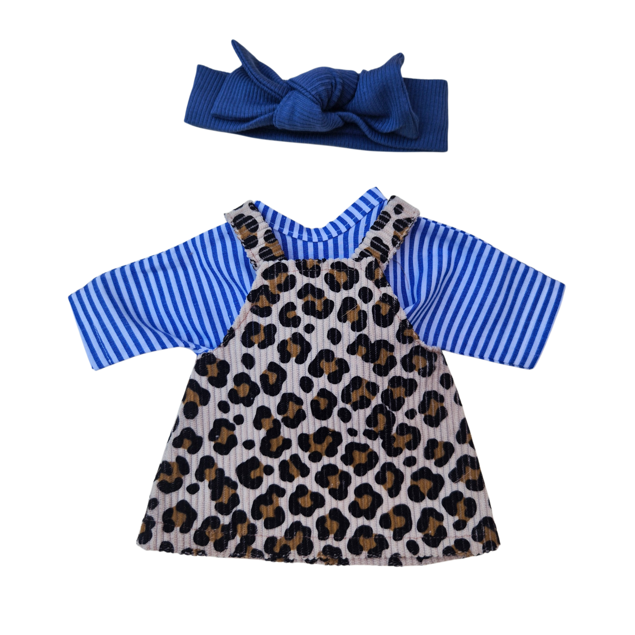 FELIX - robe salopette + chemise + bandeau