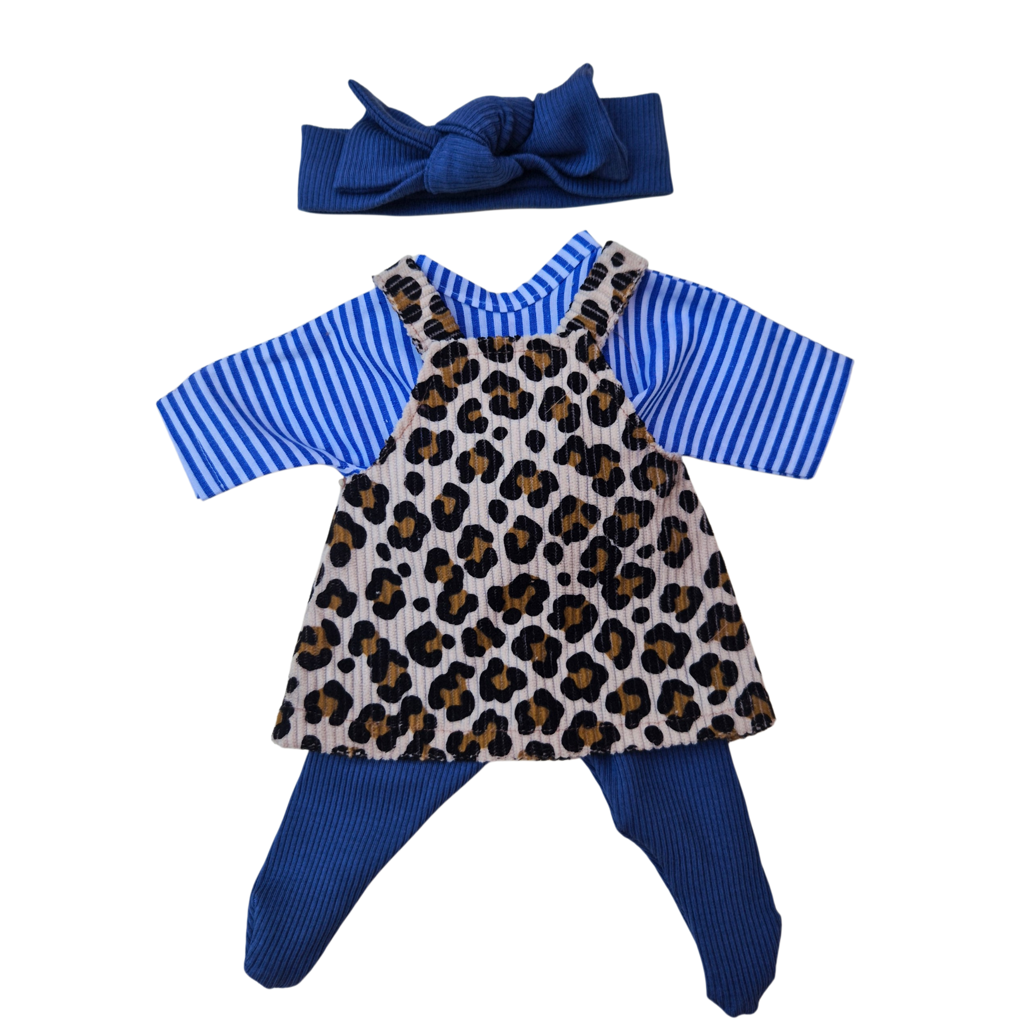 FELIX - robe salopette + chemise +bandeau + collant