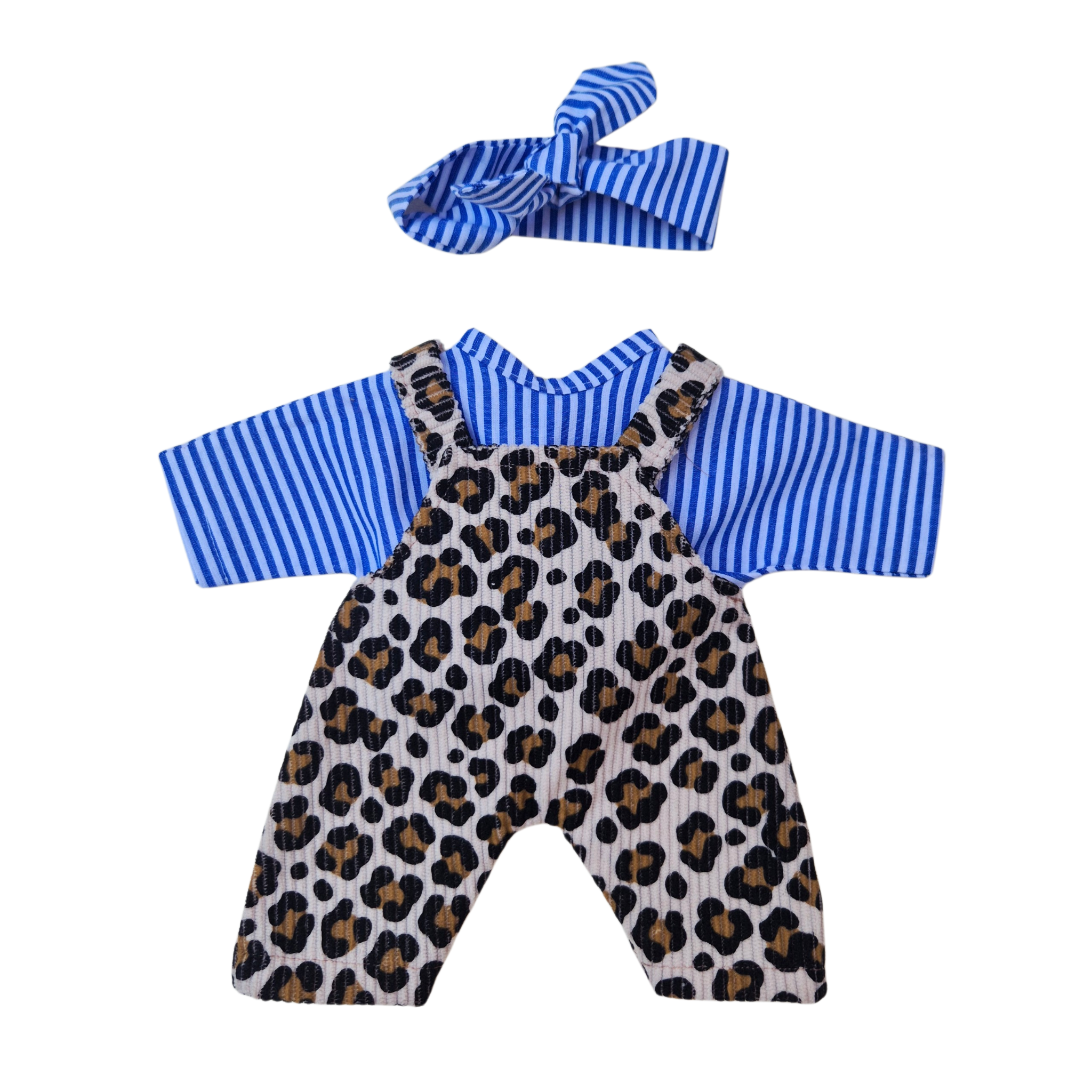 FELIX - salopette + chemise +  bandeau assorti