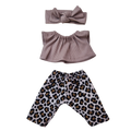 FELIX - pantalon + tee-shirt et bandeau beige