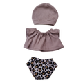 FELIX - culotte + tee-shirt et bonnet beige