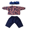 ROMY - SWEAT LAINAGE + PANTALON + BANDEAU BLEU