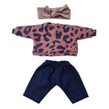 ROMY - SWEAT LAINAGE + PANTALON + BANDEAU BEIGE