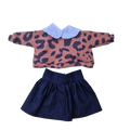 ROMY - SWEAT LAINAGE AVEC COL + JUPE