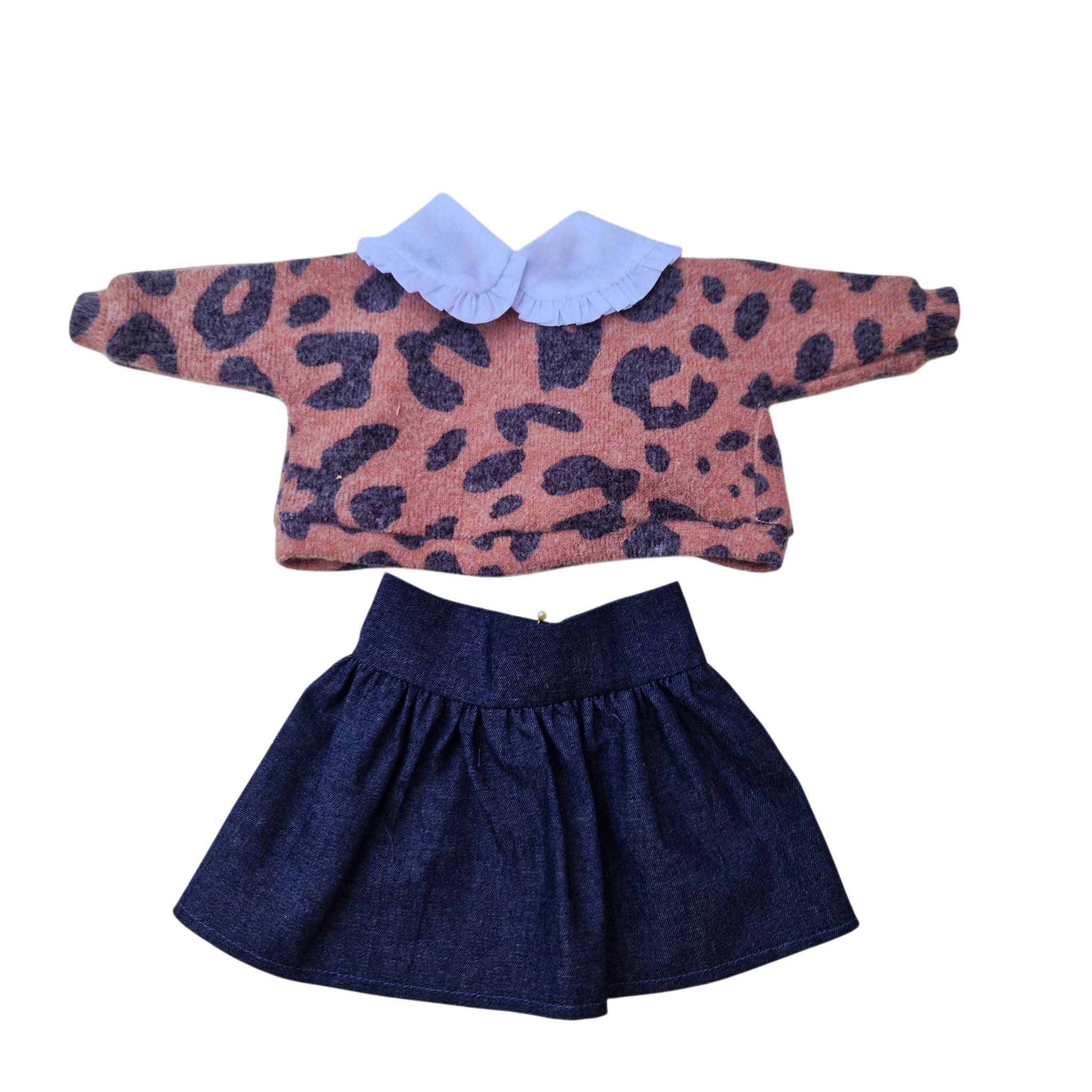 ROMY - SWEAT LAINAGE AVEC COL + JUPE