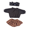 CERISE - jupe et sweat + bandeau