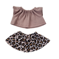 FELIX - jupe + tee-shirt beige