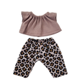 FELIX - pantalon + tee-shirt beige