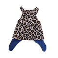 FELIX - robe salopette + collant bleu