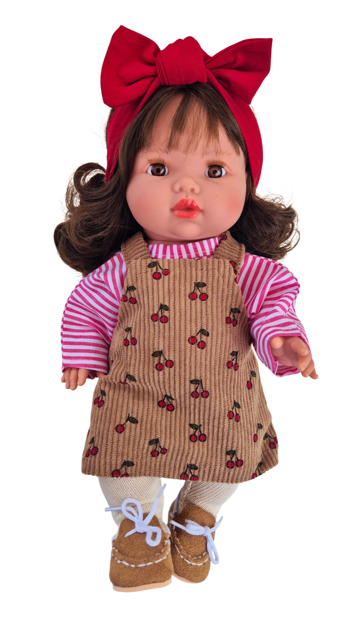 CERISE - robe salopette chemise + collant + chemise + bandeau jersey