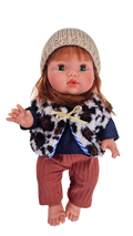 LOU - ENSEMBLE GILET 4 PIECES CHEMISE BRODEE