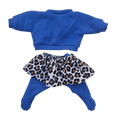 FELIX - jupe + sweat shirt et collant bleu