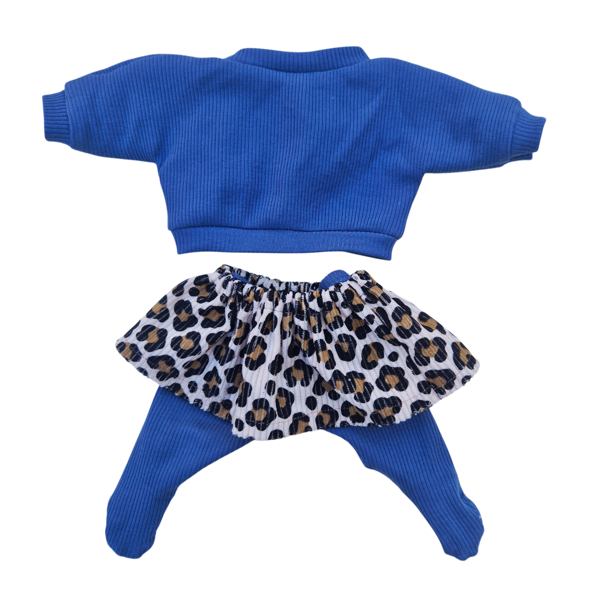 FELIX - jupe + sweat shirt et collant bleu