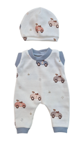 LUCIEN - COMBINAISON LONGUE + BONNET