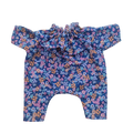 JUSTINE - Combinaison Pierrot liberty bleu