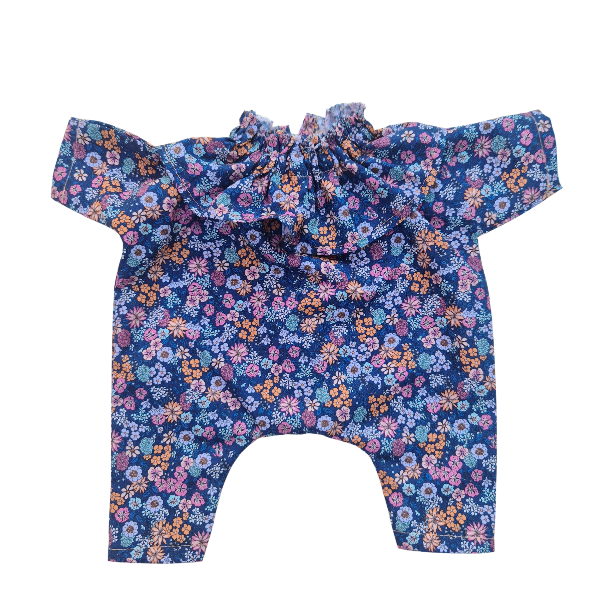JUSTINE - Combinaison Pierrot liberty bleu