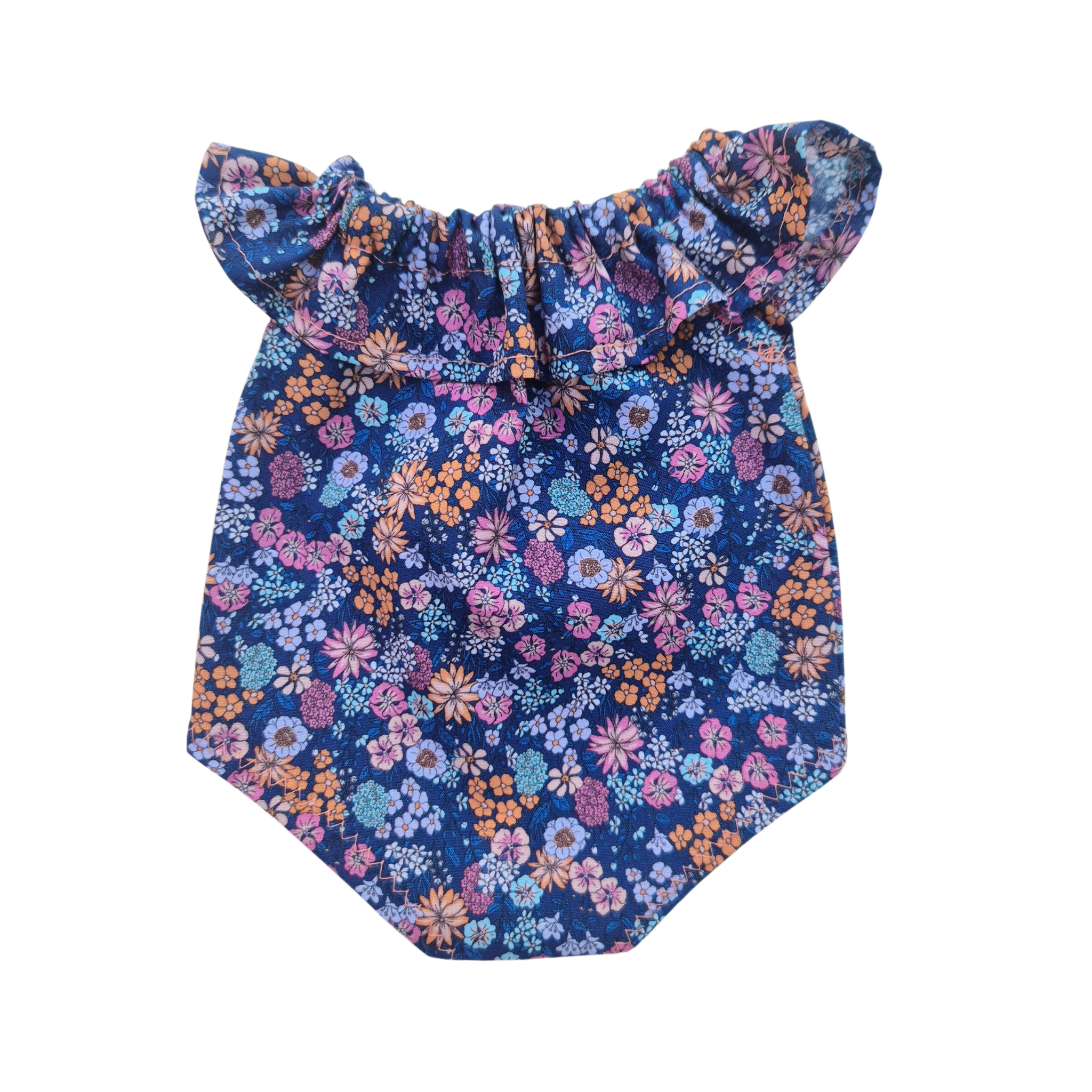 JUSTINE - Barboteuse liberty bleu
