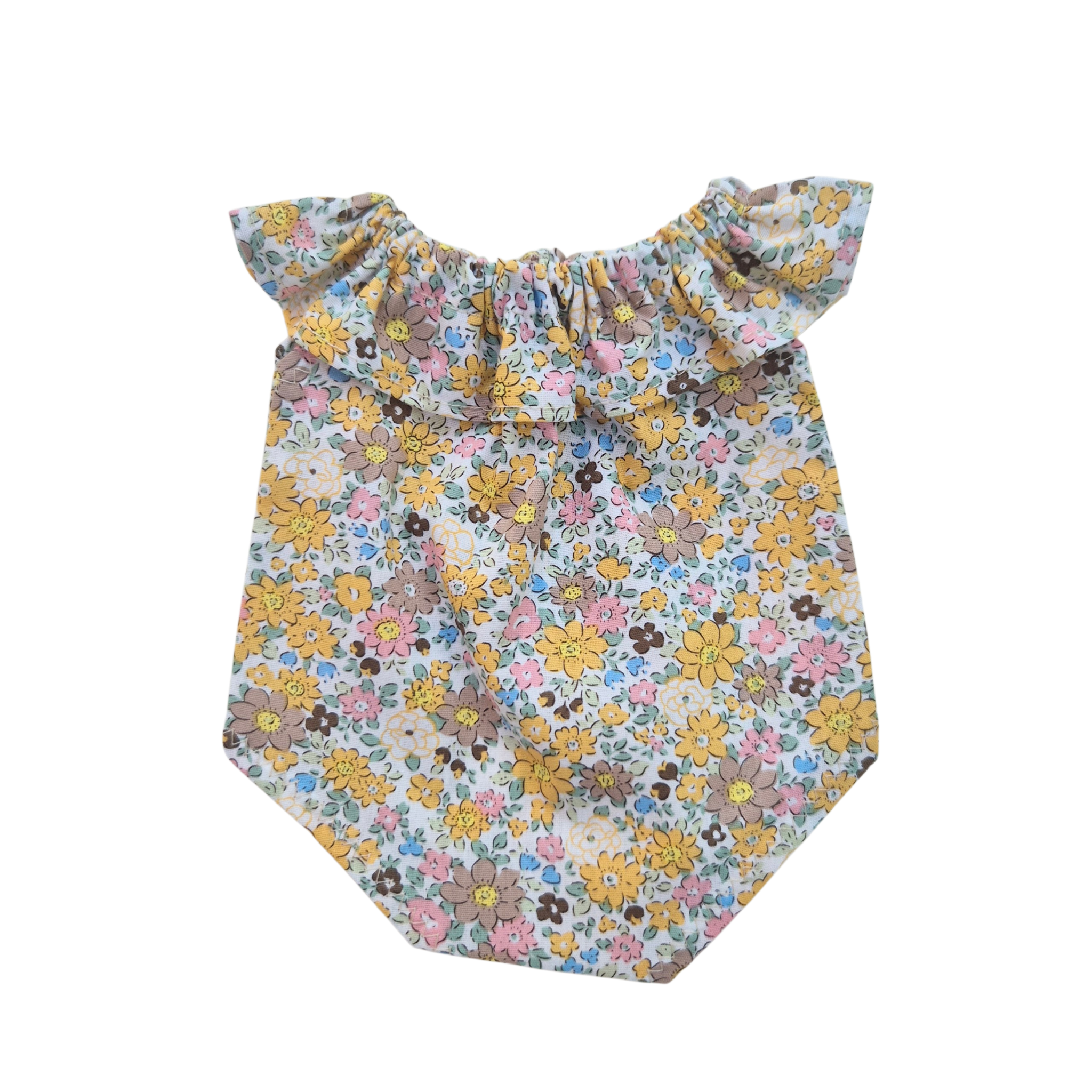JUSTINE - Barboteuse liberty jaune