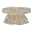 JUSTINE - robe liberty jaune