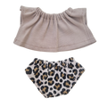 FELIX - culotte + tee-shirt beige
