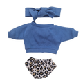 FELIX - culotte + sweat-shirt  et bandeau bleu