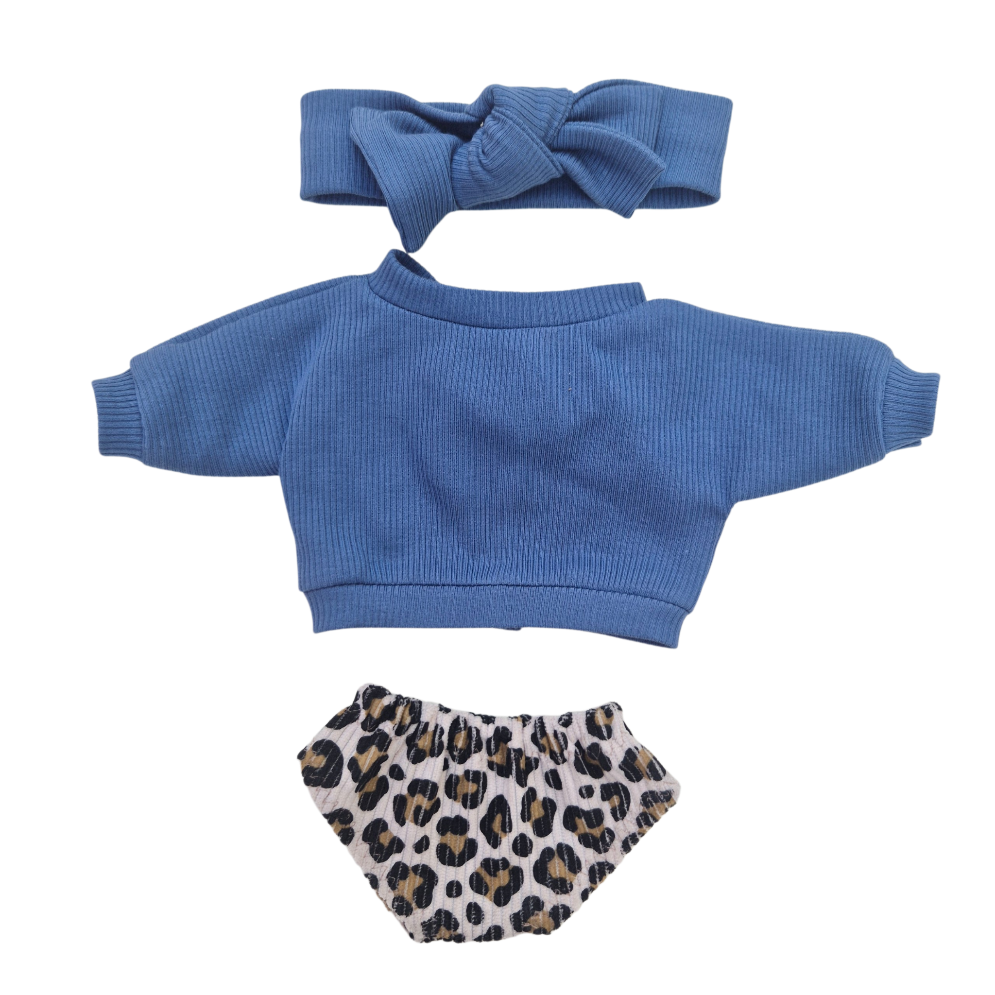 FELIX - culotte + sweat-shirt  et bandeau bleu