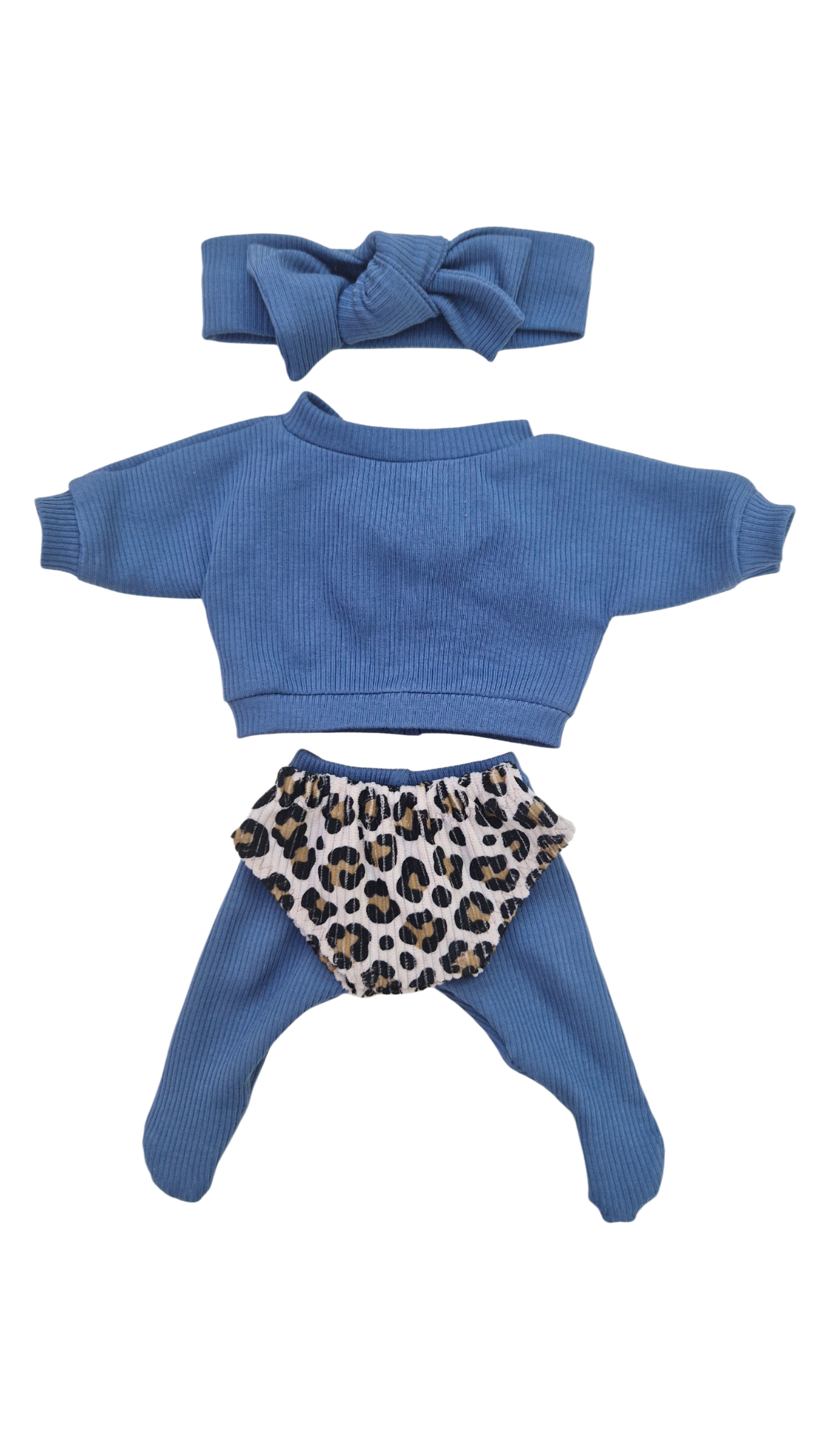 FELIX - culotte + tee-shirt collant et bandeau bleu