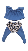 FELIX - culotte + tee-shirt et collant bleu