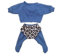 FELIX - culotte + sweat-shirt  et collant bleu