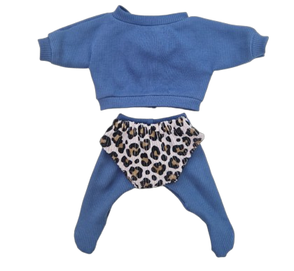 FELIX - culotte + sweat-shirt  et collant bleu